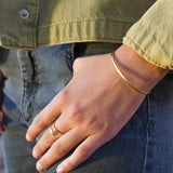 PULSERA ESCLAVA ALICIA ENCHAPE ORO