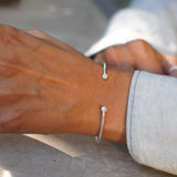 PULSERA ESCLAVA CIRCÓN ENCHAPE PLATA