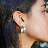 AROS FLECHAS ENCHAPE PLATA