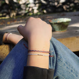 PACK PULSERAS GUADALUPE TELAR  PLATA TEEN