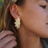 AROS HOJAS TEXTURA ENCHAPE ORO