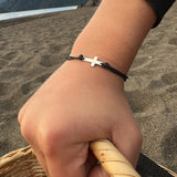 PULSERA CRUZ NIÑO PLATA