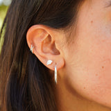 AROS MINI ABANICOS ENCHAPE PLATA