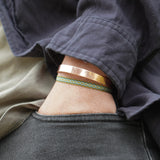 PULSERA TELAR VERDES TIERRA HOMBRE