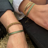 PULSERA TELAR VERDES TIERRA HOMBRE