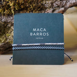 PACK PULSERAS TRINIDAD TELAR AZUL PLATA TEEN