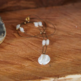 COLLAR HILO PIEDRA PERLA PLANA