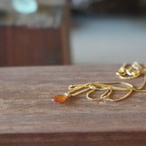 COLLAR  PIEDRA PETIT CITRINO ENCHAPE ORO