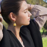 AROS PIEDRAS AMARILLO NEGRO