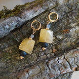 AROS PIEDRAS AMARILLO NEGRO