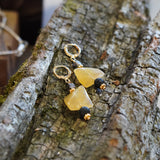 AROS PIEDRAS AMARILLO NEGRO