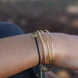 PULSERA CORAZÓN ENCHAPE ORO