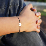 PULSERA CORAZÓN ENCHAPE ORO