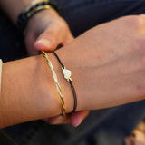PULSERA CORAZÓN CIRCONES ENCHAPE ORO