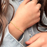 PULSERA DELFINA PIEDRA CREMA NIÑA