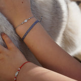 PULSERA VIRGEN MINI GRIS NIÑA