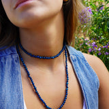 COLLAR SEMILLAS MINI AZUL
