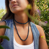 COLLAR SEMILLAS MINI AZUL