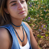 COLLAR SEMILLAS MINI AZUL