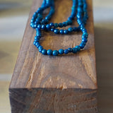 COLLAR SEMILLAS MINI AZUL