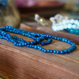 COLLAR SEMILLAS MINI AZUL