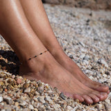 TOBILLERA ACERO INOXIDABLE PIEDRAS