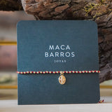 PULSERA NUDOS VIRGEN ROJA GOLD FILLED TEEN