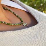 COLLAR PIEDRAS ÁGATA LIBELULA