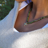 COLLAR PIEDRAS ÁGATA LIBELULA