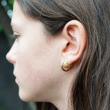 AROS ARGOLLAS MINI BOLITAS ENCHAPE ORO TEEN