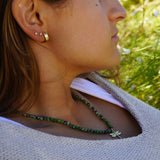 AROS ARGOLLAS CUADRADA ENCHAPE ORO