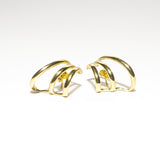 AROS ARGOLLAS TRIPLE ENCHAPE ORO