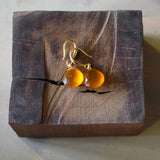 AROS PIEDRA CALCEDONIA AMBAR