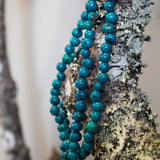 COLLAR SEMILLAS AZULES