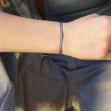 PACK PULSERAS TELAR PLATA AZUL TEEN