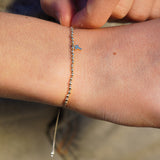 PULSERA CRUZ NUDOS GOLD FILLED TEEN