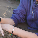PULSERA CRUZ NIÑO PLATA