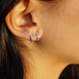 AROS ARGOLLA FATIMA ENCHAPE PLATA