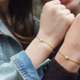 PACK PULSERAS UNIDAS POR SIEMPRE MARGARITA GOLDFILLED