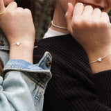 PACK PULSERAS UNIDAS POR SIEMPRE  CORAZON NACAR GOLDFILLED TEEN