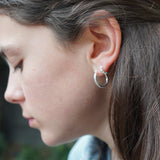 AROS ARGOLLAS MAGDALENA BROCHE PLATA TEEN