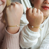 PACK PULSERAS UNIDAS POR SIEMPRE MARGARITA GOLDFILLED NIÑA