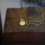 PULSERA M PAZ ENCHAPE ORO CON ACCESORIO