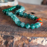 COLLAR MULTIPIEDRAS VERDES