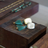 AROS PIEDRAS VERDES BASE CUADRADA