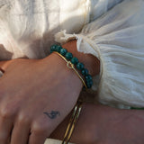 PULSERA PIEDRA ÁGATA VERDE