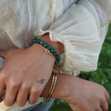 PULSERA PIEDRA ÁGATA VERDE