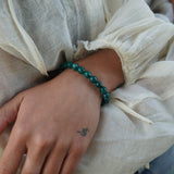 PULSERA PIEDRA ÁGATA VERDE