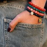 PULSERA PIEDRA ÁGATA VERDE