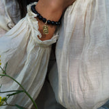 PULSERA AGATA NEGRA ESCAPULARIO